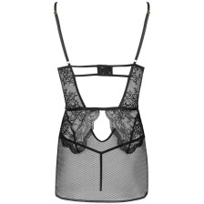 LIVCO CORSETTI FASHION - CAMICIA + PANTY BARIRIN LC 90633 NERO