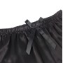 SUBBLIME - 953942 VESTAGLIA DA NOTTE CASUAL IN SETA + PANTALONI IN PIZZO NERO L/XL