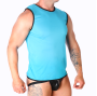MACHO - BLUE T-SHIRT L/XL