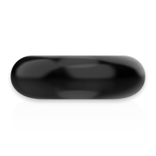 POWERING - SUPER FLEXIBLE RESISTANT RING 4.5CM BLACK