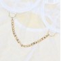 SUBBLIME - 954291 BODY CON CATENE + CINTURA GIACCHE BIANCO L/XL