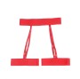 SUBBLIME - 954321 SUTIÃ COM ESTAMPA DE CORAÇÃO + TANGA + CINTO-LIGA VERMELHO S/M