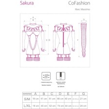 LIVCO CORSETTI FASHION - COMBINAISON SAKURA CF 90357 + GANTS LONGS + PORTE-JARRETELLES NOIR L/XL