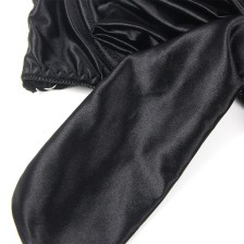 SUBBLIME - 955199 ENSEMBLE SOUTIEN-GORGE AVEC NŒUD NOIR RÉGLABLE S/M