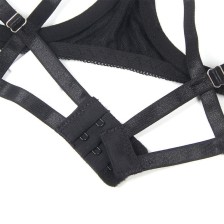 SUBBLIME - 955205 BH-SET MIT VERSTELLBARER SCHWARZER SCHLEIFE L/XL