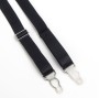 SUBBLIME - 955236 ENSEMBLE SOUTIEN-GORGE BONDAGE NOIR AVEC JARRETELLE S/M