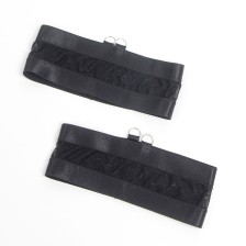 SUBBLIME - 955243 SUTIÃ BONDAGE PRETO COM CONJUNTO DE LIGA L/XL