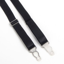 SUBBLIME - 955243 BLACK BONDAGE BRA WITH GARTER SET L/XL