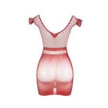 SUBBLIME - 951924 ROBE COURTE EN CROCHET ROUGE TAILLE UNIQUE