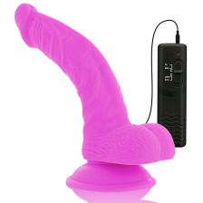 DIVERSIA - DILDO VIBRANT FLEXIBLE VIOLET 21.5 CM -O- 4.5 CM