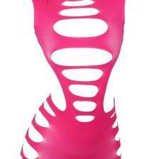 SUBBLIME - 952273 VESTITO ELASTICO A RETE MANICA LUNGA ROSA TAGLIA UNICA