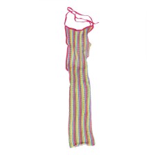 SUBBLIME - 952341 RAINBOW FISHNET DRESS ONE SIZE