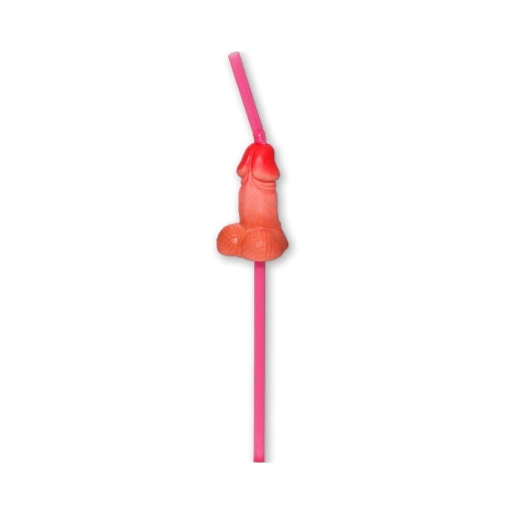 DIABLO PICANTE - SACHET DE 5 PAILLES NATURELLES GROS PÉNIS