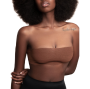 BYE-BRA - BODY CINTA 5 M X 6.5 CM + 3 PARES DE PEZONERAS MARRON