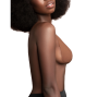 BYE-BRA - RENFORCEMENTSEINS + 3 PAIRES SATINÉES BRUN BONNET D/F