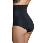 BYE-BRA - FAJA SENZA CUCITURE STILE PANTIES NERO MISURARE S
