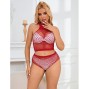 SUBBLIME - 952402 FISHNET SET COM DIAMANTES ROSA TAMANHO ÚNICO