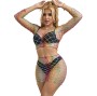 SUBBLIME - 952440 2 PEAS FISHNET CONJUNTO MANGA COMPRIDA ARCO-ÍRIS TAMANHO ÚNICO