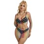 SUBBLIME - 952440 2 PEAS FISHNET CONJUNTO MANGA COMPRIDA ARCO-ÍRIS TAMANHO ÚNICO