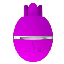 PRETTY LOVE - VIBRATEUR ROND EN SILICONE GEMINI BALL VIOLET