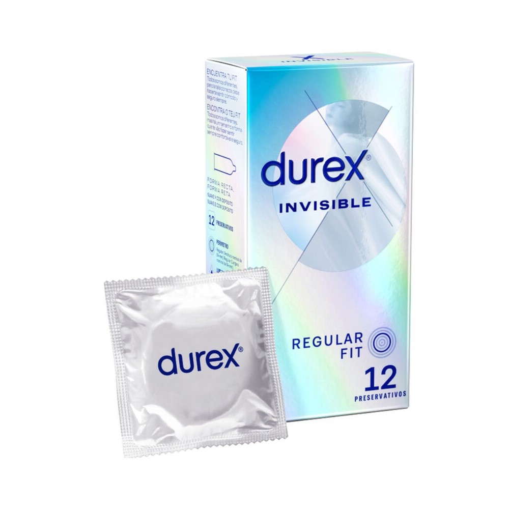 DUREX - PRÉSERVATIFS ULTRA FINS INVISIBLES 12 UNITÉS