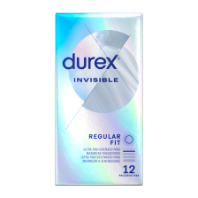 DUREX - PRESERVATIVOS ULTRA FINOS INVISÍVEIS 12 UNIDADES
