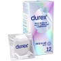 DUREX - EXTRA GESCHMIERTE UNSICHTBARE KONDOME 12 EINHEITEN