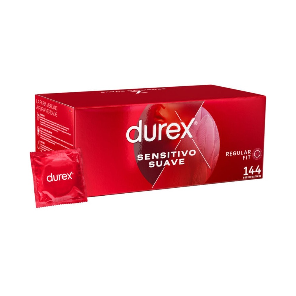 DUREX - PRESERVATIVOS SENSÍVEIS 144 UNIDADES