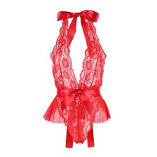 SUBBLIME - 953980 BODY SEXY CON VOLANT + CINTURA ROSSO L/XL