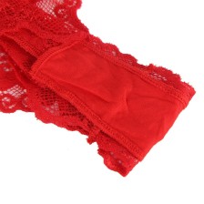 SUBBLIME - 953980 BODY SEXY CON VOLANT + CINTURA ROSSO L/XL