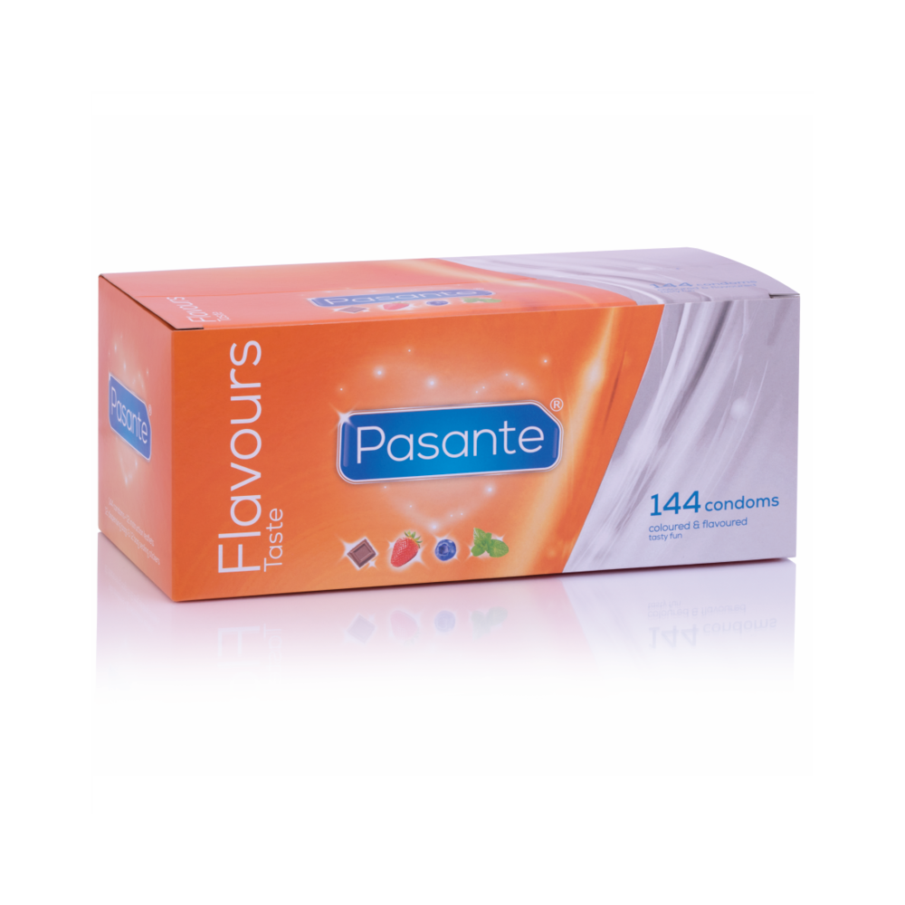 PASANTE - CONDOMS FLAVORS 144 UNITS
