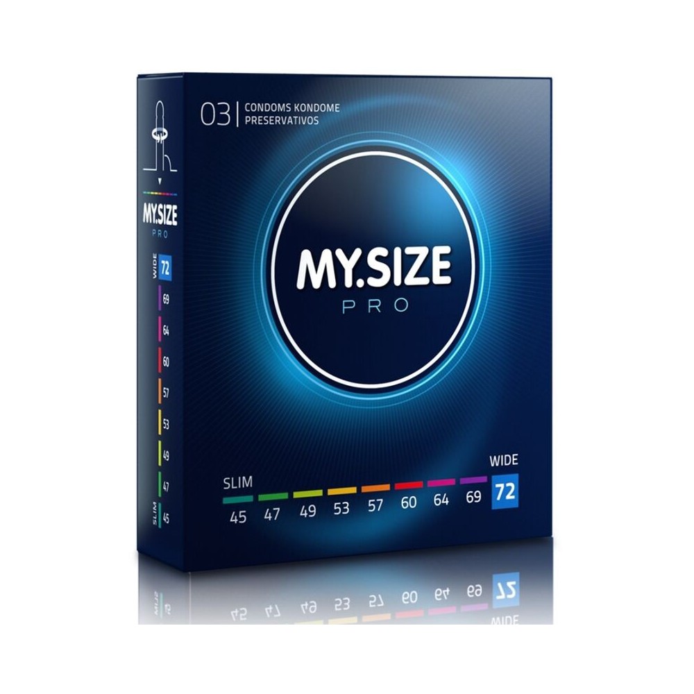 MY SIZE - PRO CONDOMS 72 MM 3 UNITS