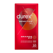 DUREX - SENSITIVE XL-KONDOME 10 ÜBERLANG EINHEITEN