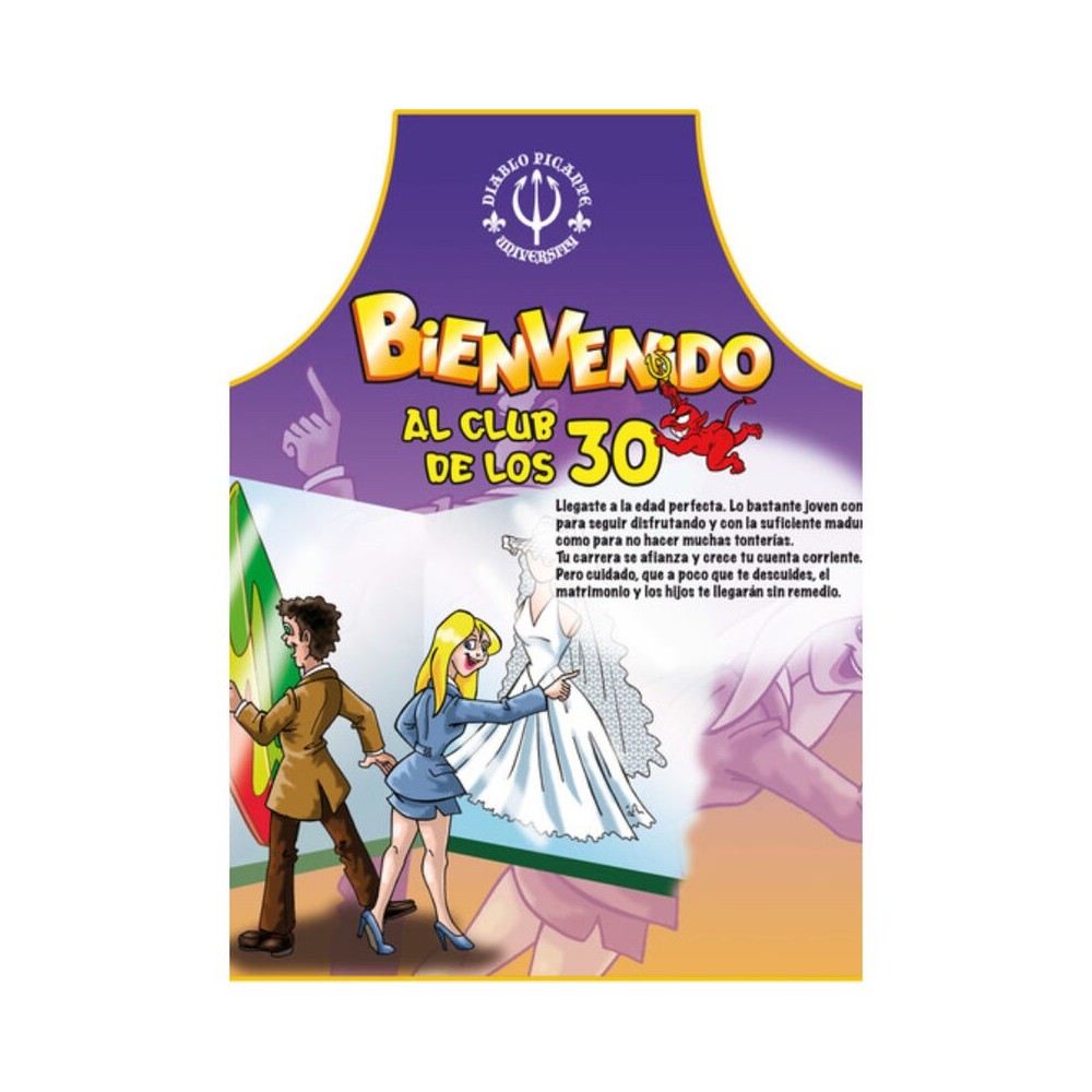 DIABLO PICANTE - APRON 30 YEARS SPANISH TEXT