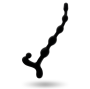 ADDICTED TOYS - BALLES ANAL 22 CM NOIR