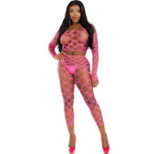 LEG AVENUE - TOP & LEGGINS HARDCORE PINK