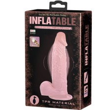 BAILE - REALISTIC INFLATABLE DILDO WITH SUCTION CUP 15 CM