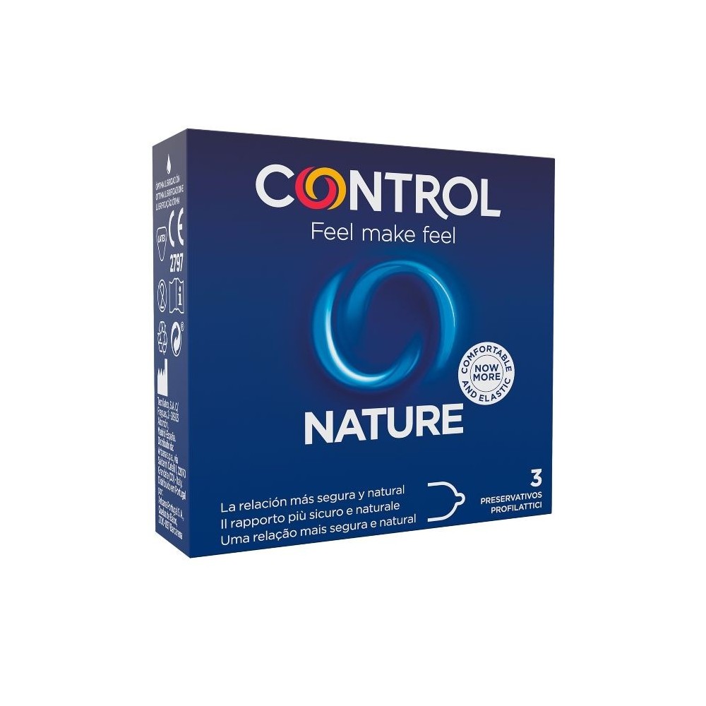 CONTROL - PRÉSERVATIFS ADAPTA NATURE 3 UNITÉS