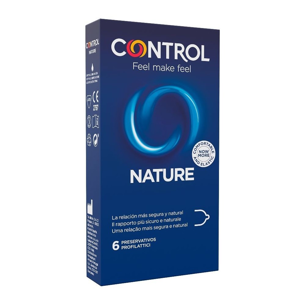 CONTROL - PRÉSERVATIFS ADAPTA NATURE 6 UNITÉS