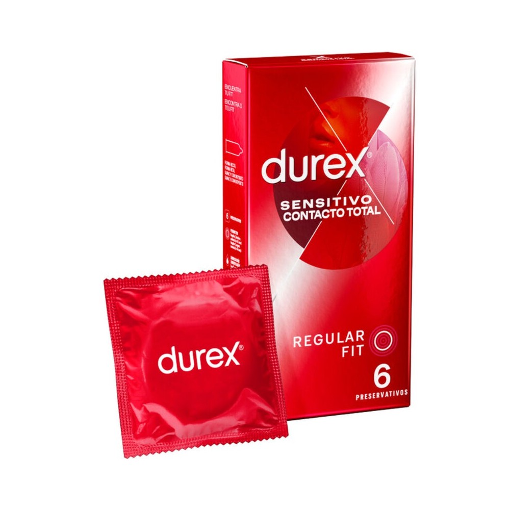 DUREX - CONTATO SENSÍVEL TOTAL 6 UNIDADES