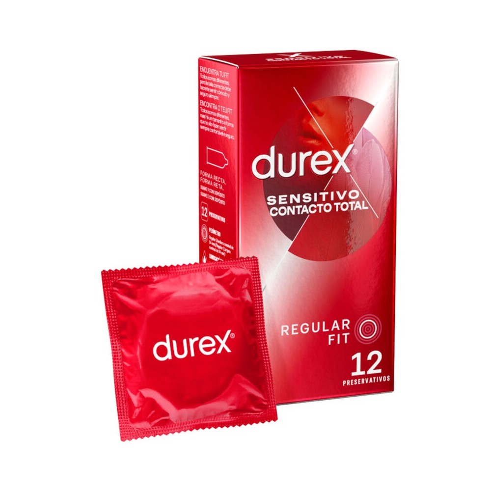 DUREX - CONTATO SENSÍVEL TOTAL 12 UNIDADES