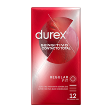 DUREX - CONTATO SENSÍVEL TOTAL 12 UNIDADES