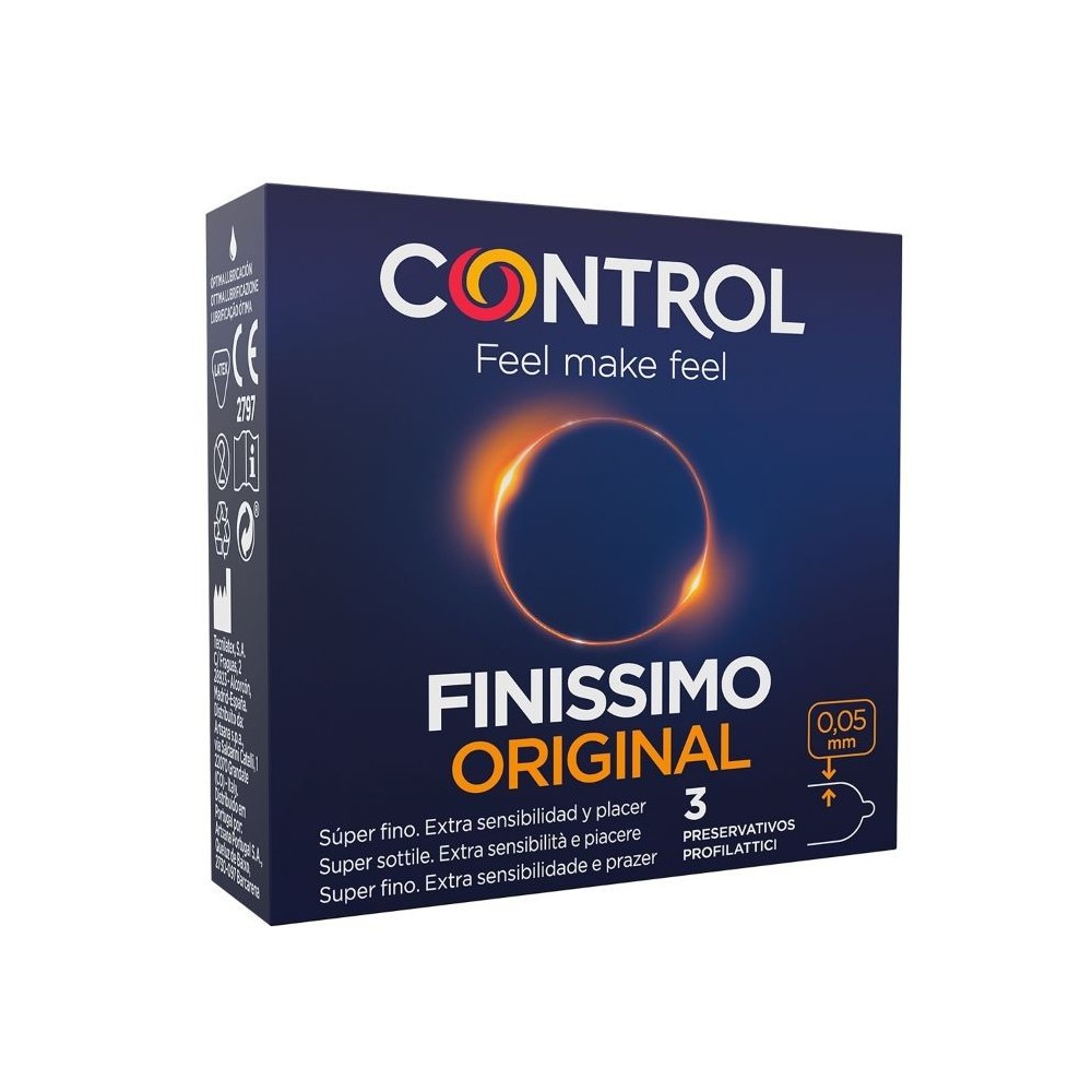 CONTROL - PRÉSERVATIFS FINISSIMO 3 UNITÉS