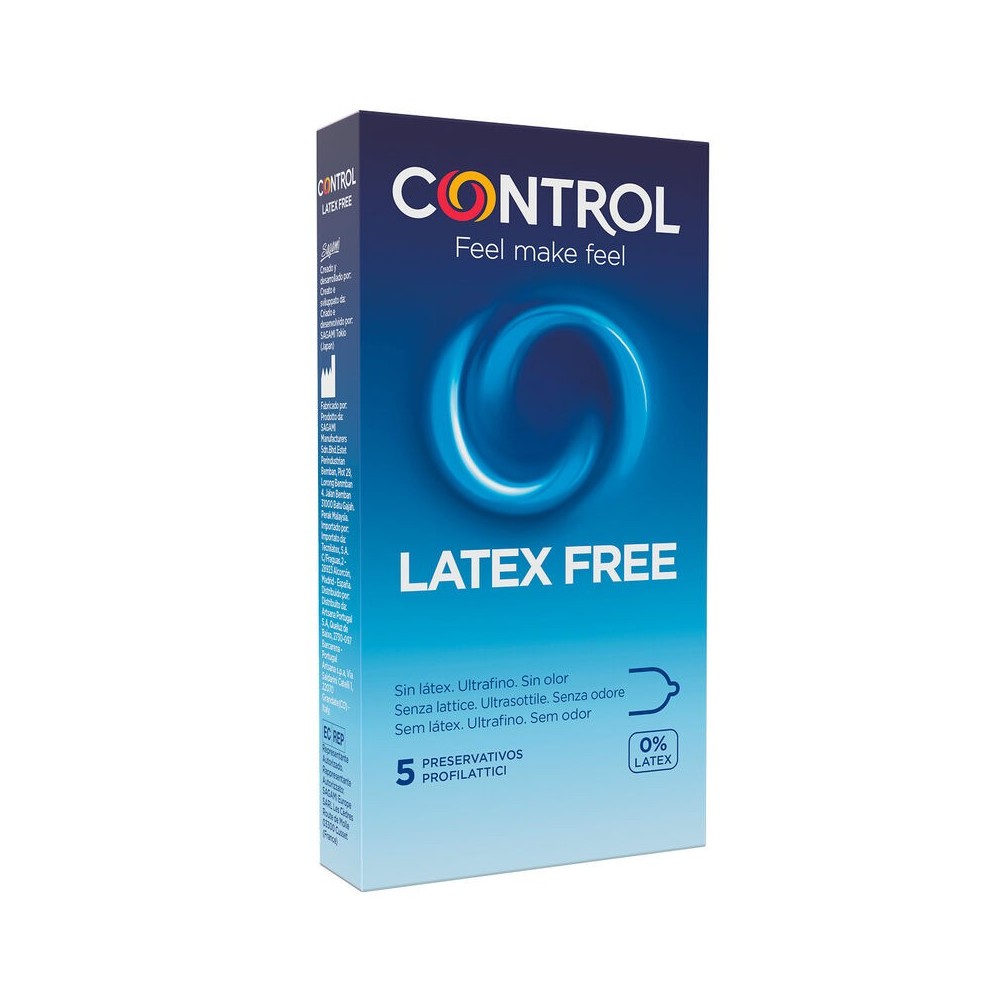 CONTROL - FREE SIN LATEX CONDOMS 5 UNITS