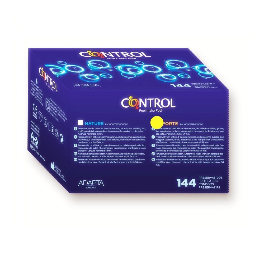 CONTROL - ADAPTA FORTE CONDOMS 144 UNITS