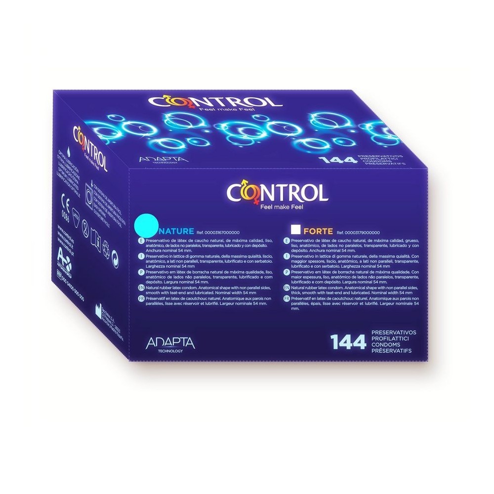 CONTROL - ADAPTA NATURE CONDOMS 144 UNITS