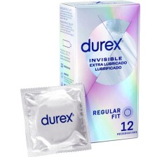 DUREX - INVISIBLE EXTRA LUBRIFIÉ 12 UNITÉS