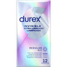 DUREX - INVISIBLE EXTRA LUBRICATED 12 UNITS