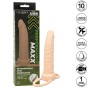 CALEXOTICS - PERFORMANCE MAXX WIEDERAUFLADBARER DUAL PENETRATOR, HELLE HAUT
