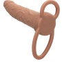 CALEXOTICS - PERFORMANCE MAXX RECHARGEABLE DOUBLE PÉNÉTRATEUR PEAU BRUN